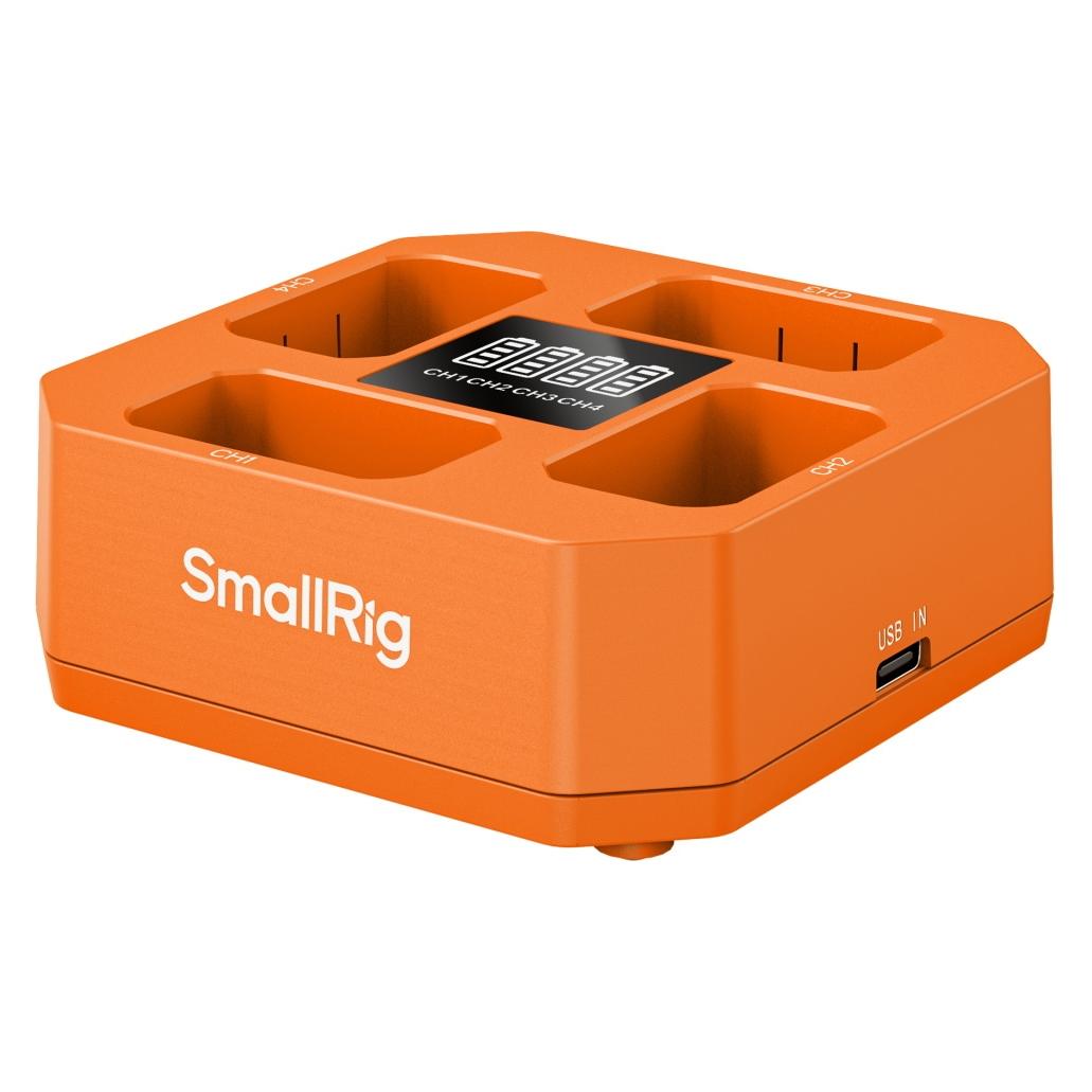 SmallRig 5749 Four-Channel Camera Battery Charger for NP-FW50 (Kamera Akku Ladegerät) (5749)