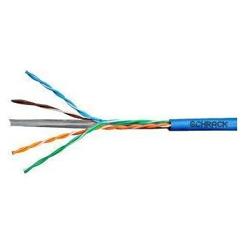 Schrack Kabel U/UTP Cat.6 4x2xAWG24, PVC modrý, Eca (U/UTP, 305 m) (HSEKU423P4)