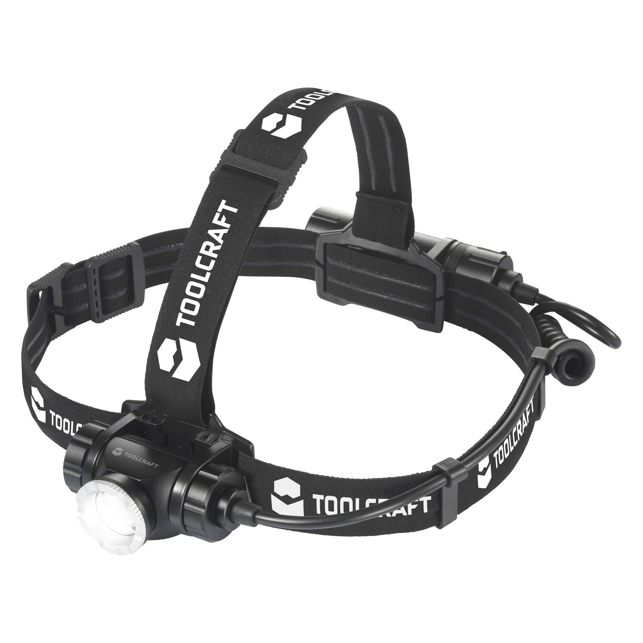 Toolcraft TO-7838472 SMD LED Stirnlampe batteriebetrieben 1000 lm 5.5 h TO-78384 (1000 lm) (TO-7838472)