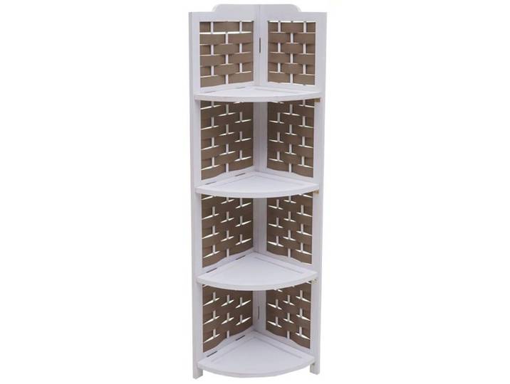 etagere d angle avec 4 etageres rabattables en bois de paulownia 110 cm treillis decoratif marron 04_0008639