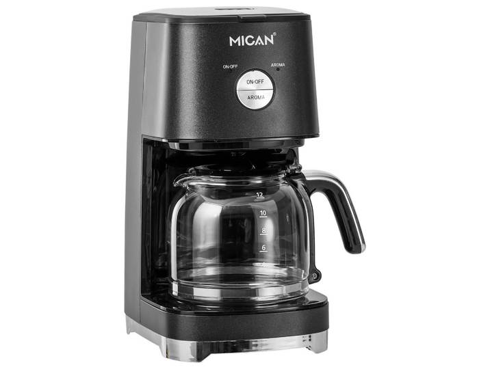 Homeware Profession. Filterkaffeemaschine, Dunkelgrau, Glas, 1.5L l,1500 ml, RoHS, Lfgb, Betriebskontrollleuchte, Warmhalteplatte, automatische Endabschaltung, Wasserstandsanzeige an der Kanne, Tropf-Stopp-Funktion, Einfüllschacht für gemahlenen Kaffee, rutschfester Stand, Kochgeschirr, Küchengeräte, Kaffeemaschinen & Milchschäumer