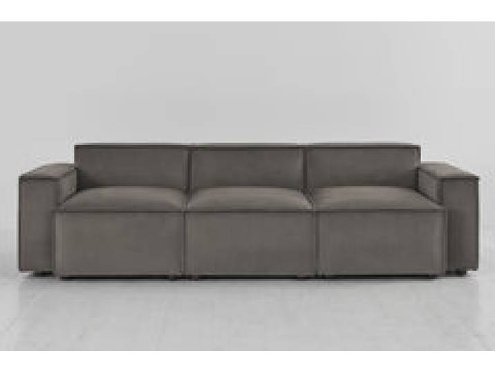 Dreisitzer-Sofa Model 03, Elefantengrau
