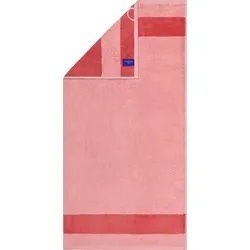 Luxury Double Handtuch 50 x 100 cm korallenrot