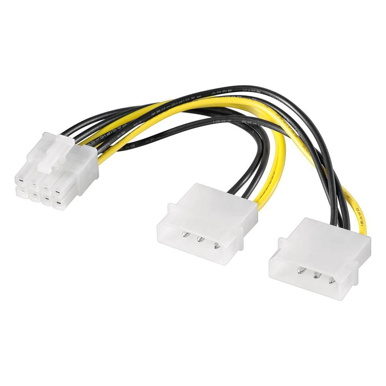 MicroConnect Netzteil (15 cm, 3 Pin) (PI02015)