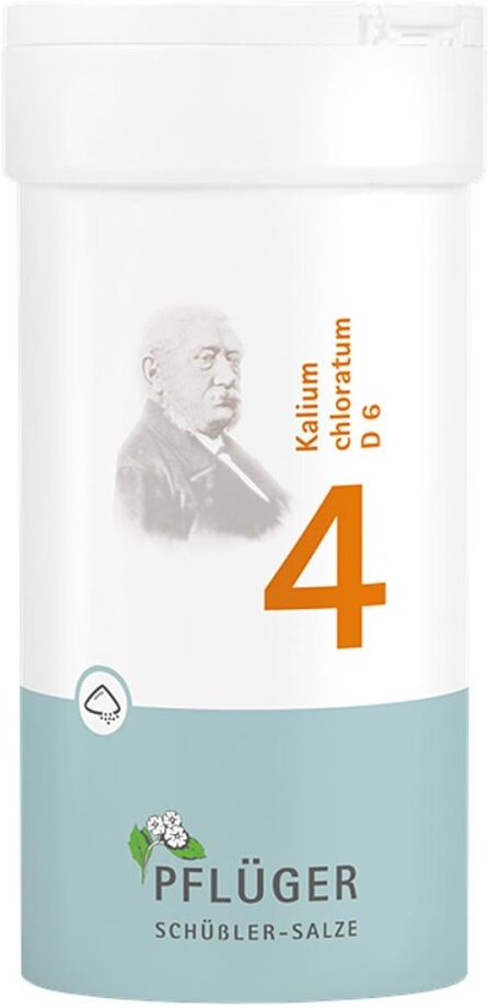 Schüßler-Salze Biochemie Pflüger 4 Kalium chlor. D6 Pulver 100g