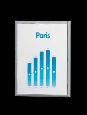 Wandhalter Info-Display, alufarbig, 4 St.