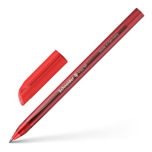 Schneider Kugelschreiber Vizz M rot Schreibfarbe rot, 1 St.