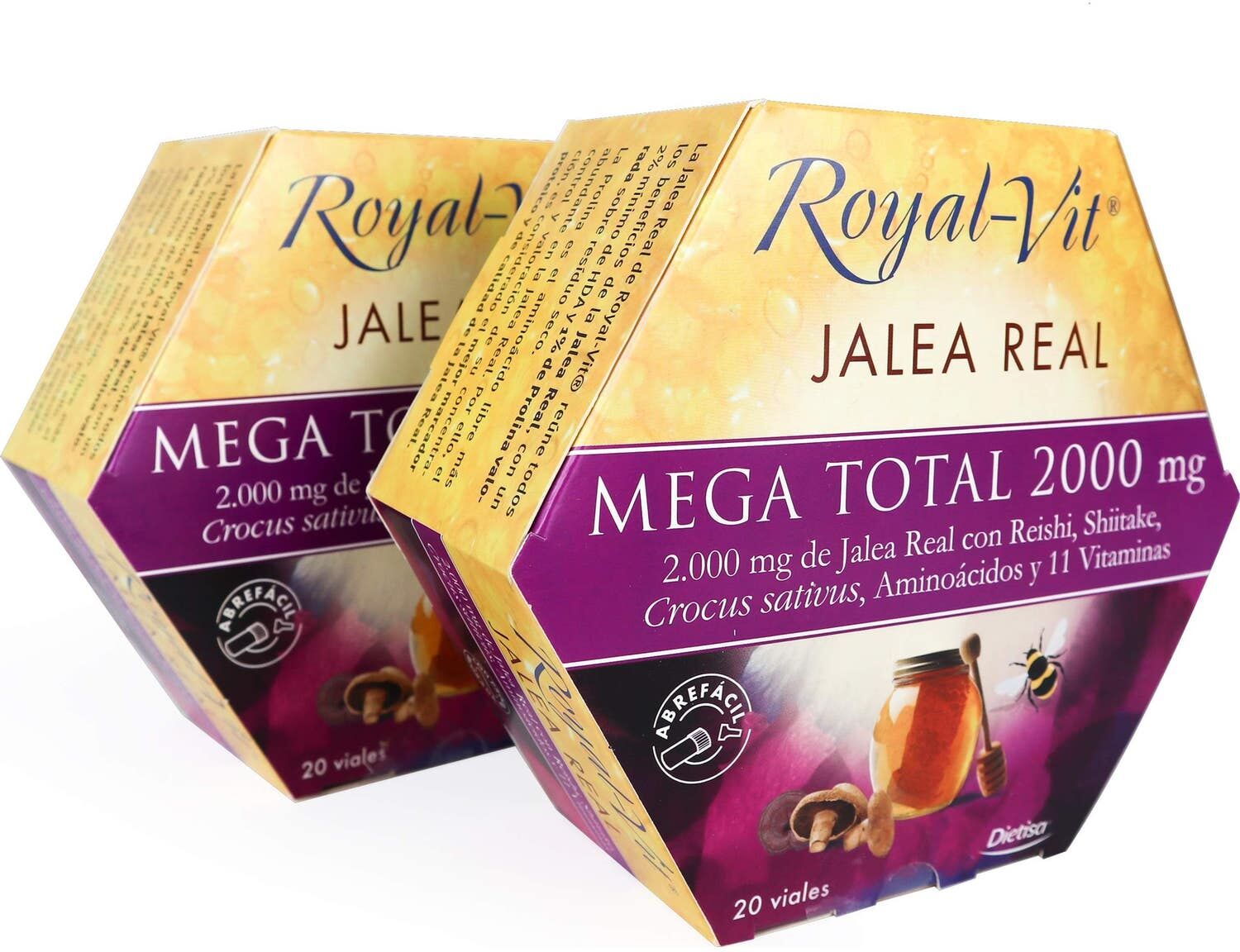 Royal Vit Royal-Vit Duplo Jalea Real Mega Total 2000mg 20x2ml