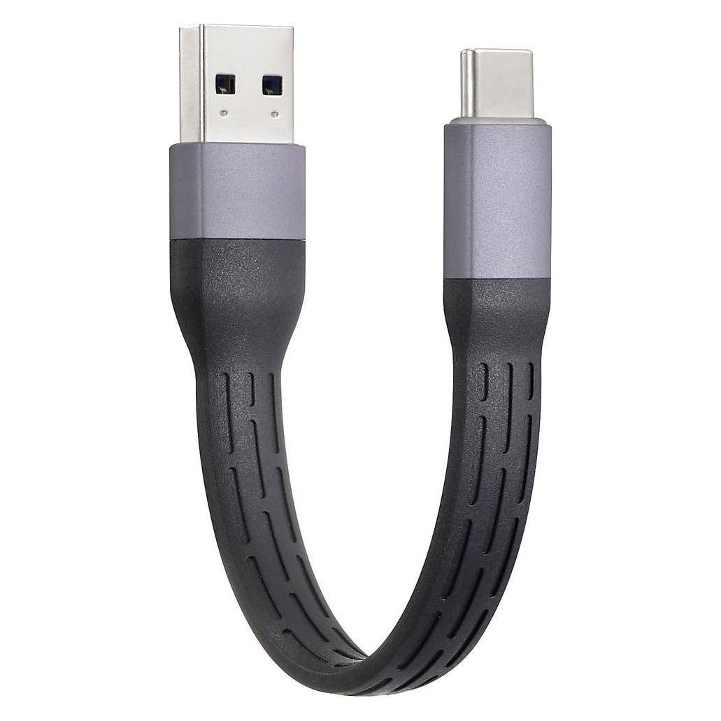 Renkforce USB-Kabel USB 2.0 0.15 m Schwarz Flexibel RF-6738048 (0.15 m, USB 2.0, 60 W) (RF-6738048)