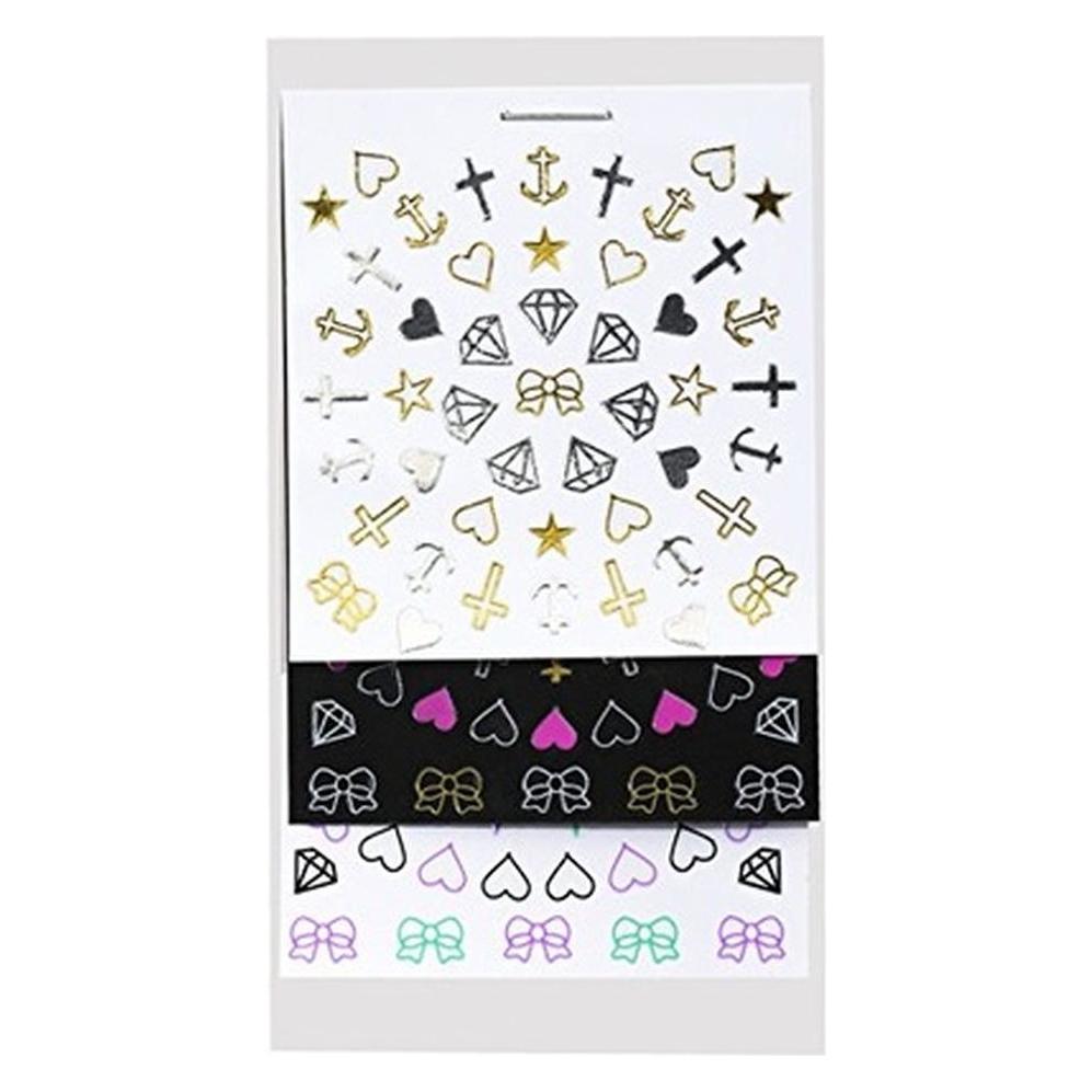 Elegant Touch Hearts & Bows Nail Art Sticker (Kunstnägel, Nagelverzierung) (34378371)