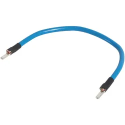Hager K67A Kabelbrücke NYAF 10 mm2, Länge: 250mm, Stift / Stift, Farbe: Blau