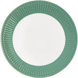 GreenGate Frühstücksteller Alice, dusty green