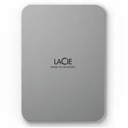 Seagate Lacie Mobile Drive Externe Festplatte 2 TB USB Typ-C 3.2 Gen 1 (3.1 Gen 1) Silber