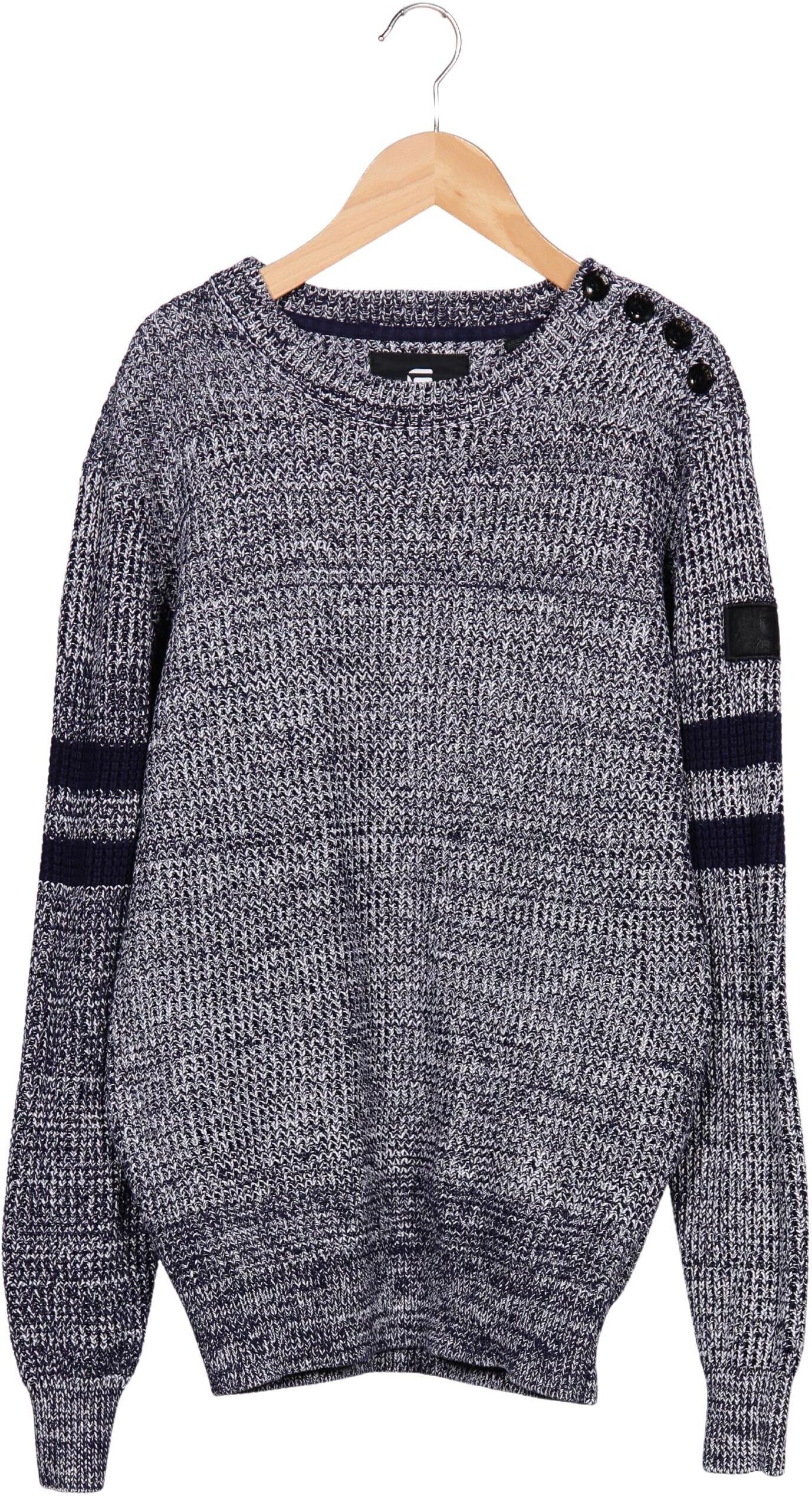 G Star RAW Herren Pullover, Mehrfarbig, Gr. M, Baumwolle - Second Hand