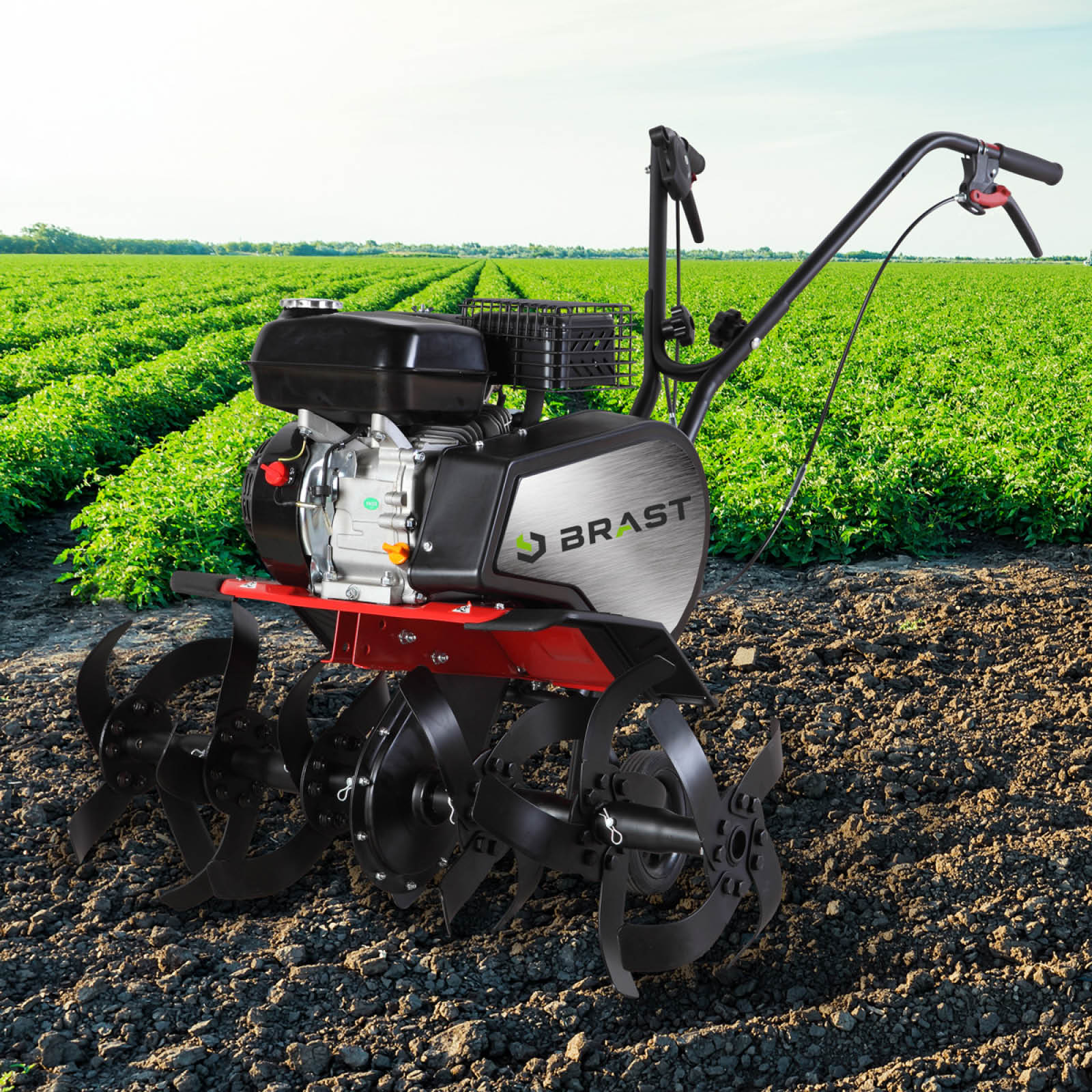 BRAST Benzin Gartenfräse 6000