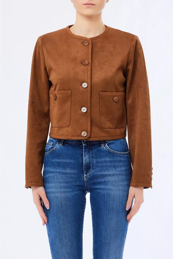 LIU JO - Jacke, für Damen, Braun, Größe 34CH-40IT