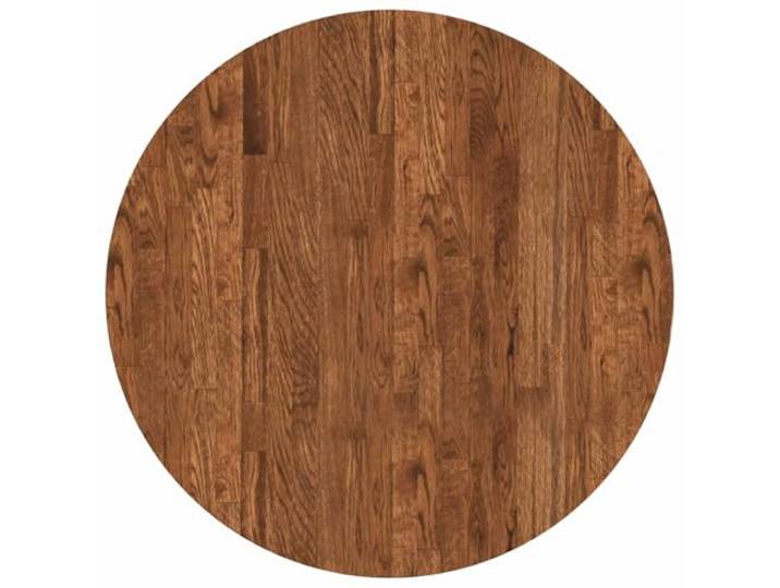 HGPOTUY Runde Tischplatte Ø 70 x 2,5 cm Massivholz Eiche Hellbraun Umkehrbar, Innenbereich, Küche Esszimmer Wohnzimmer, feuchtes Tuch Reinigung, zeitgenössisch
