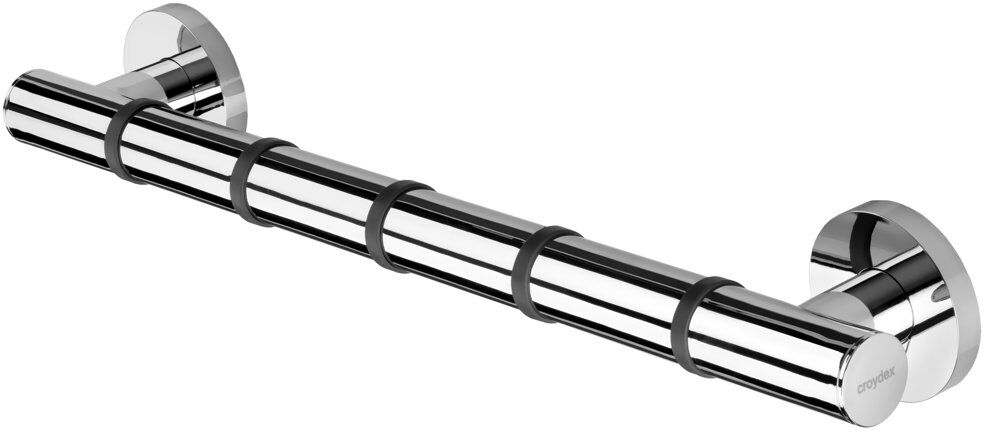 Croydex Assistive Grab Bar Chrome 7cm H x 48.5 cm W x 7.3cm D