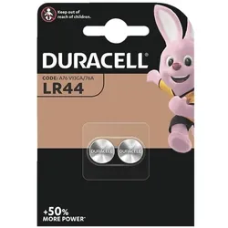Duracell 2er-Pack Knopfzellen LR44 / AG13, 0.54 cm