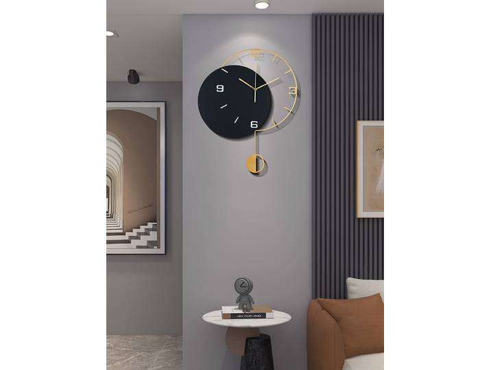 Salon horloge murale maison Art horloge murale créative poinçonnage gratuit mode Simple horloge moderne