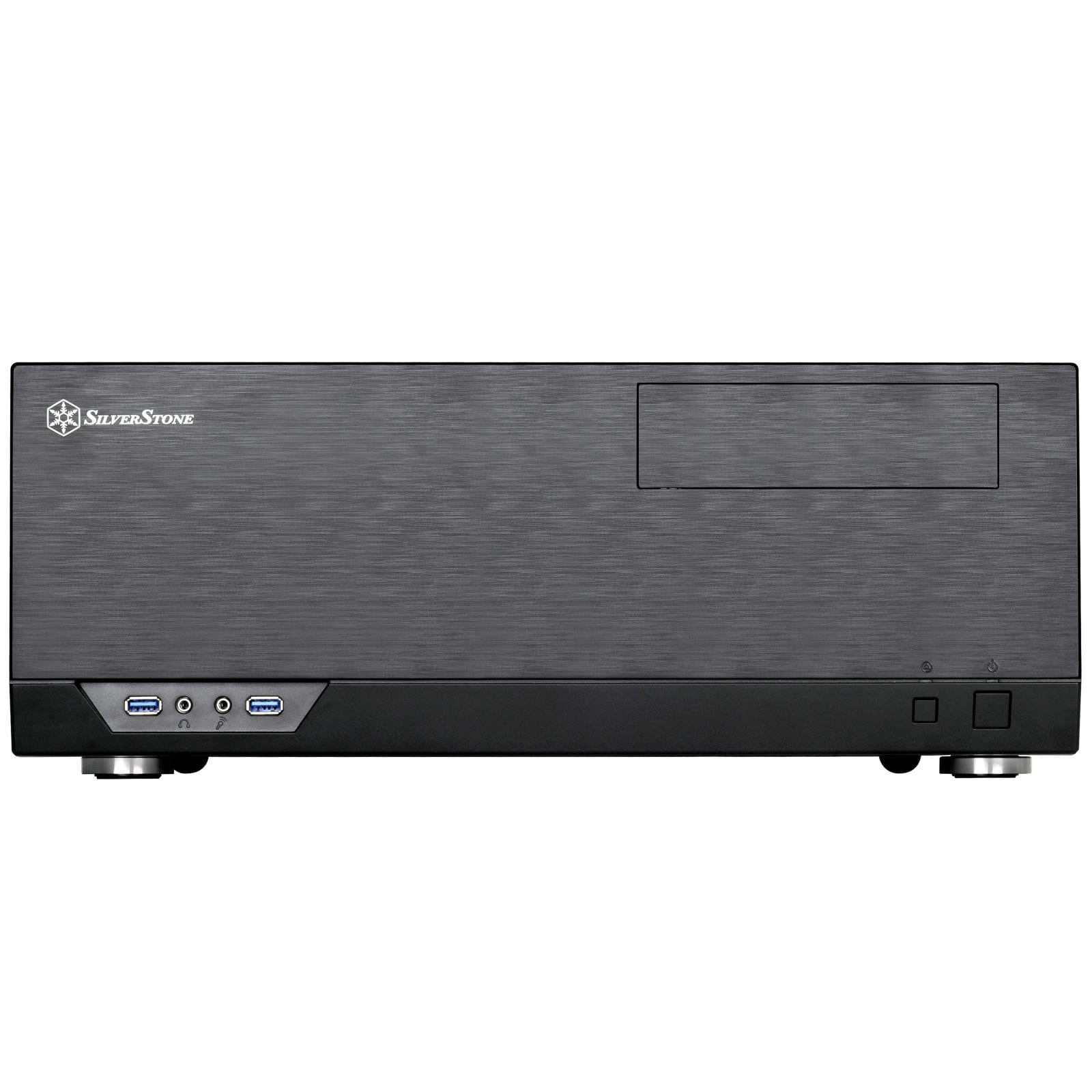 SilverStone Technology GmbH Silverstone GD09B Desktop ATX Gehäuse Schwarz SST-GD09B
