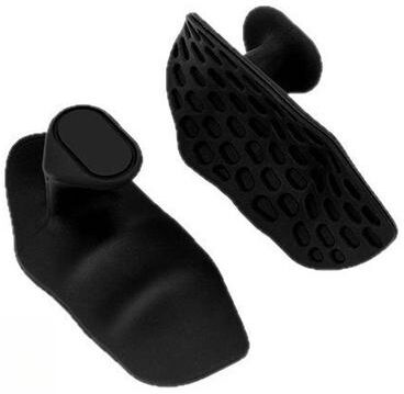 Market Central Silicone Palm Grip Pads For Pull Up Bar Workout Anti Slip Hand Protection black