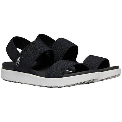 Sandale KEEN "ELLE BACKSTRAP", Damen, Gr. 41, schwarz, Textil, Schuhe Riemchensandale Sandale