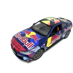 Pulio Auto MSZ 1/24 BMW M4 Red Bull mit Licht und Sound
