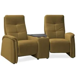 Exxpo by Gala Rundsofa mit Zwischentisch Tivoli Stoff Gold
