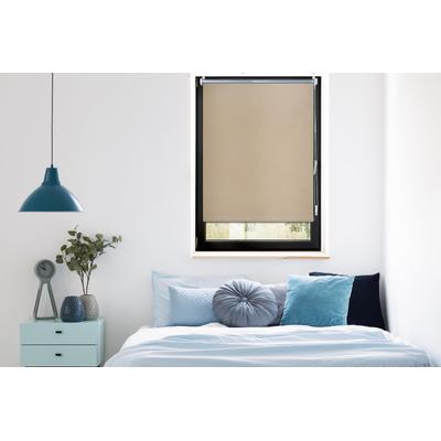 Seitenzugrollo MYDECO "Trend" Gr. 4, beige (sand, weiß), B:60cm H:150cm, Polyester, Rollos, Seitenzugrollo