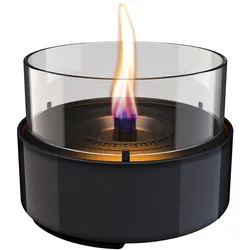 Tenderflame - Café 18 Reactive Glaze Black nachfüllbare Tischkerze