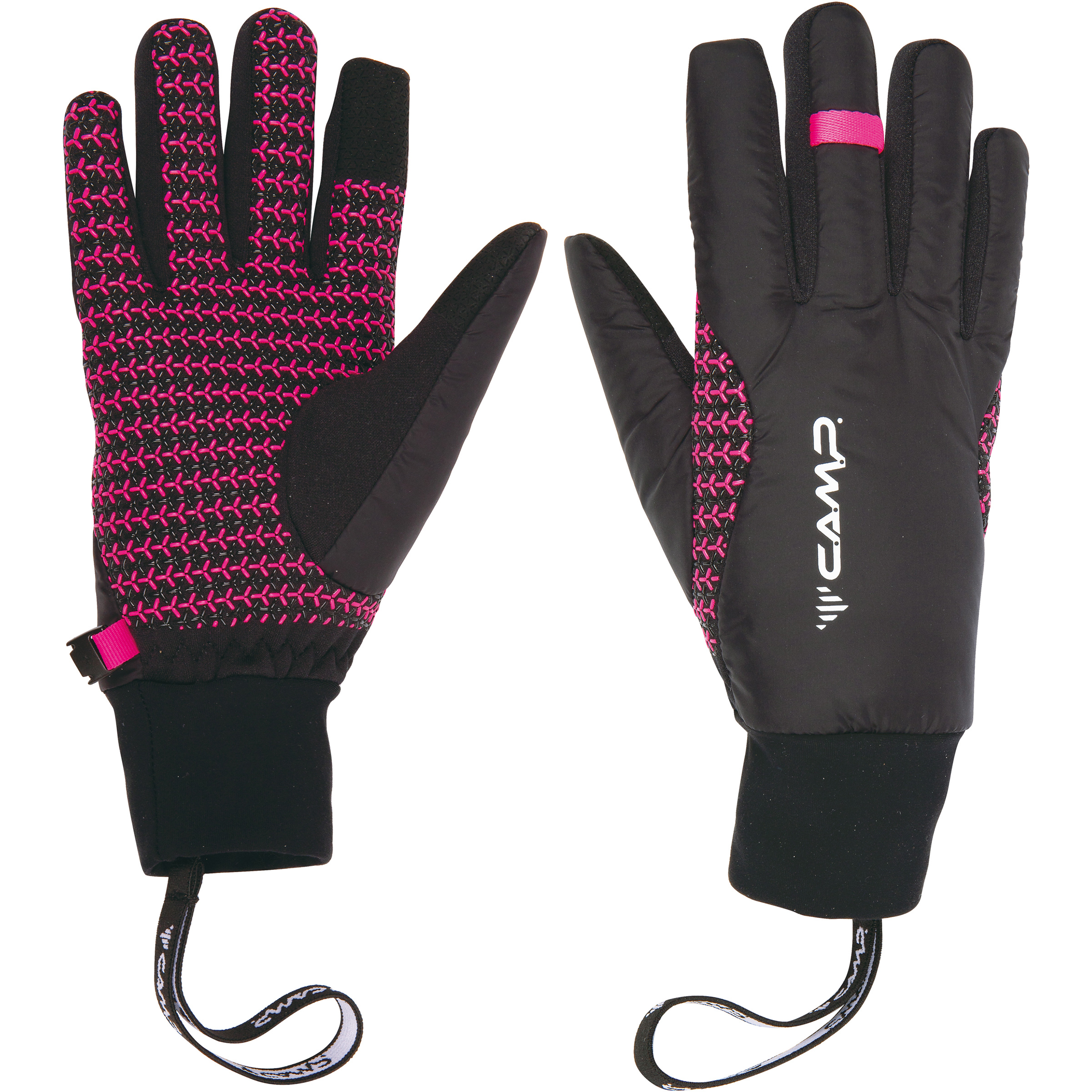 Camp G Air Damen Fingerhandschuhe grau Größe S Bergsteigen Winddicht Primaloft