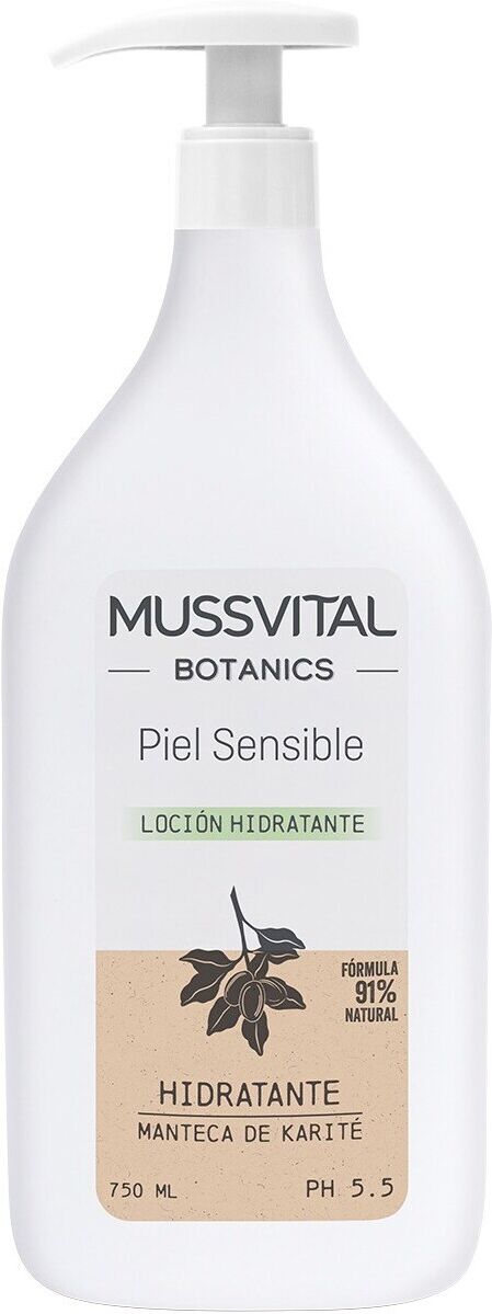 Mussvital Botanics Loción Corporal Hidratante Piel Sensibles750 ml