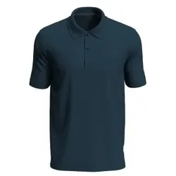 Stedman Henry Polo Short Sleeve Marine Baumwolle Medium Herren