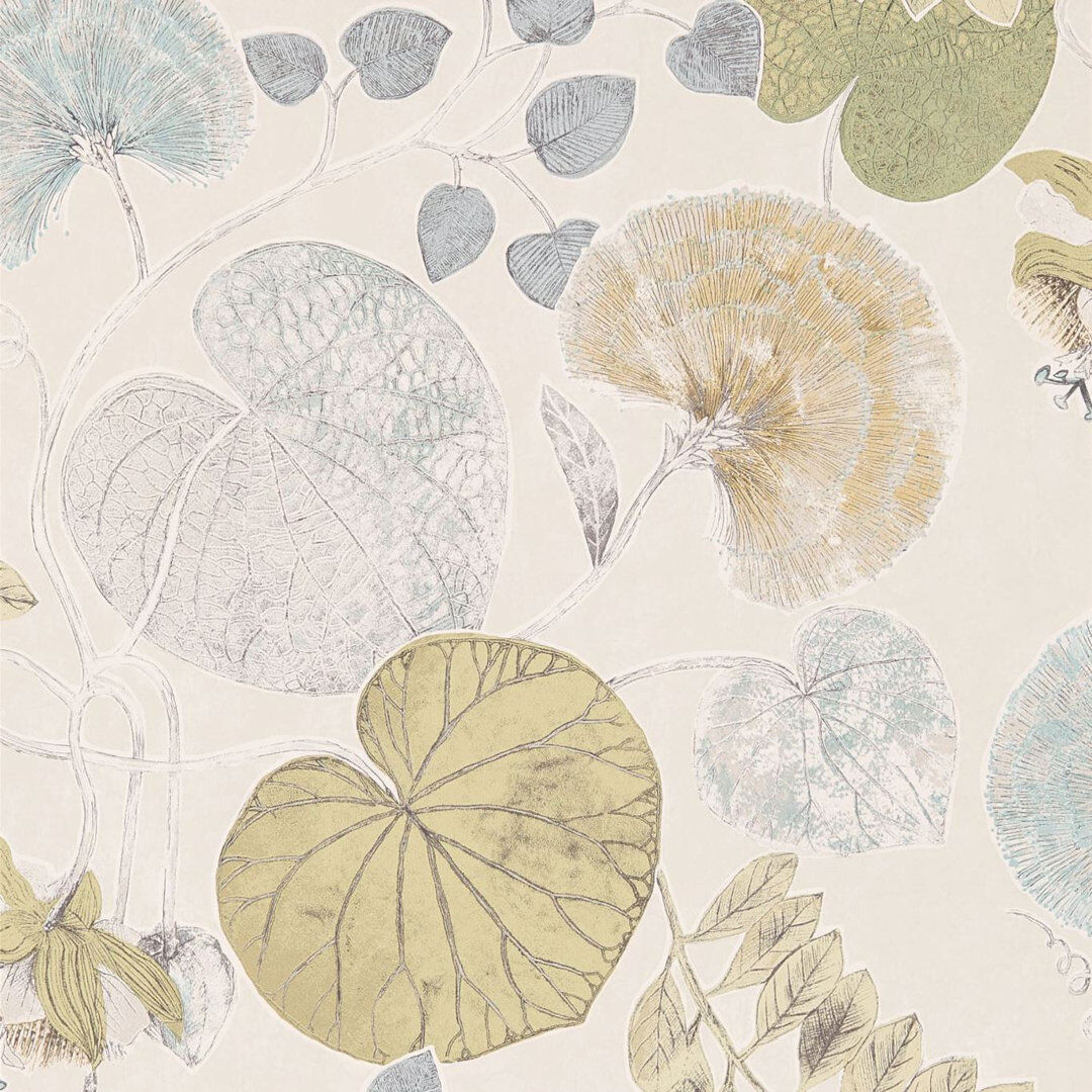 Harlequin Dardanella 10.05m x 52cm Wallpaper Roll Ink/Chartreuse 1,005cm L