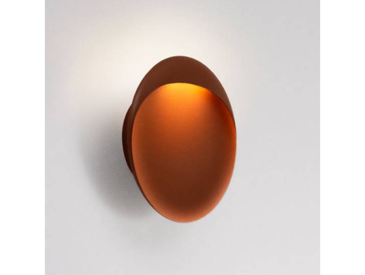 Flindt Applique Murale Ø200 3000K Corten - Louis Poulsen - Salon / séjour - Design - Aluminium - Rond
