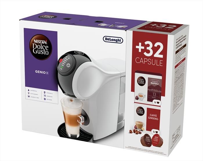 DeLonghi Macchina Da Caffé Edg226.w Bundle-bianco