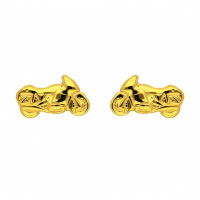 Paar Ohrhänger ADELIA´S "Motorrad Ohrstecker Ohrringe 333 Gold ( 8K )", gold, Ohrringe, Damen, Damen, Gold, Goldohrringe Motorrad