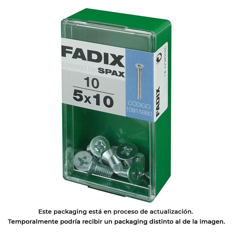 Fadix Schachtel mit 10 Stück. Metrische Schraube CP M 5 x 10 mm (49376952)