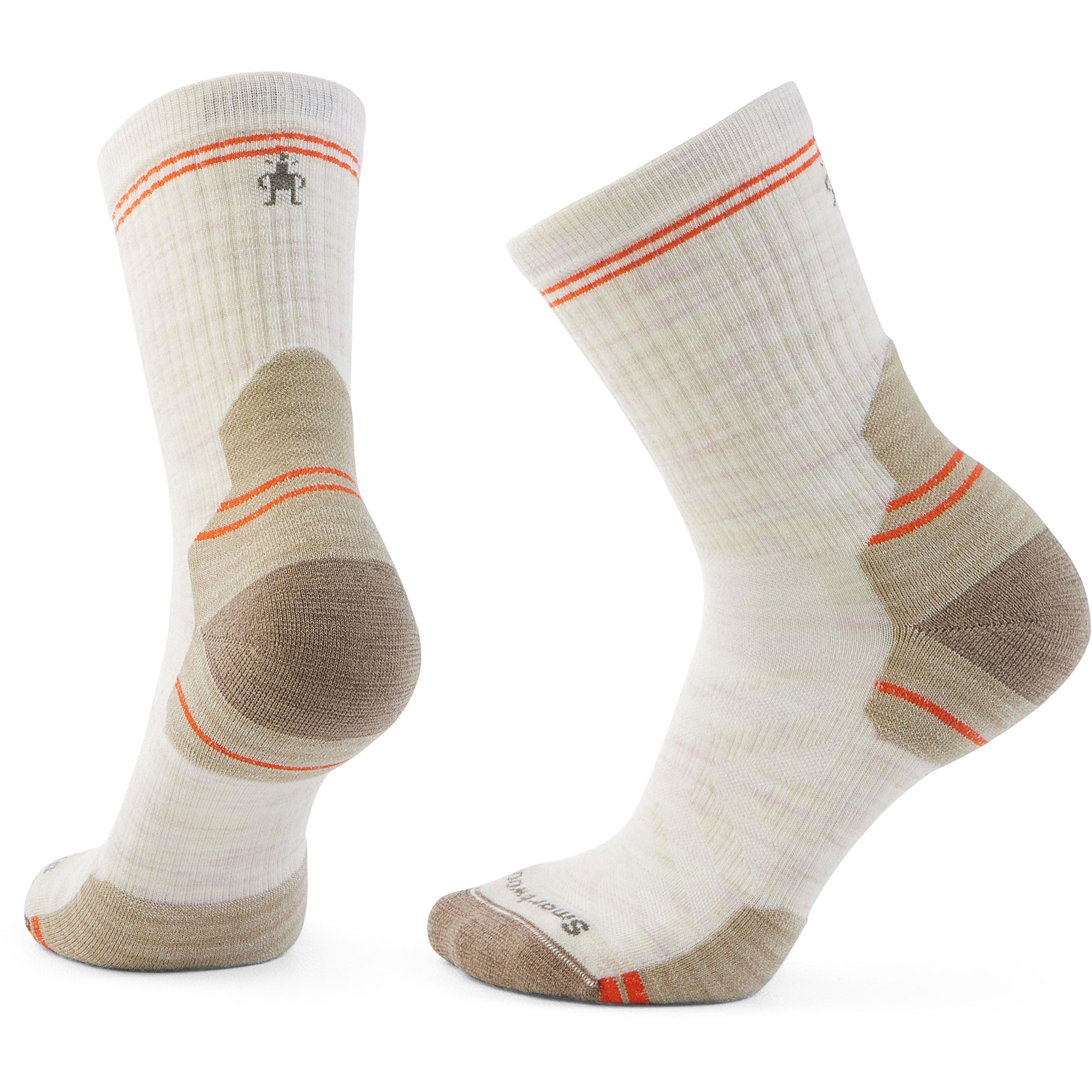 Smartwool Hike Targeted Cushion Mid Crew Damen Wandersocken beige Größe 34 Trekking Elastisch Merinowolle