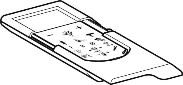 Télécommande Geberit pour AP-SPK 242299001 pour Geberit AquaClean 8000plus