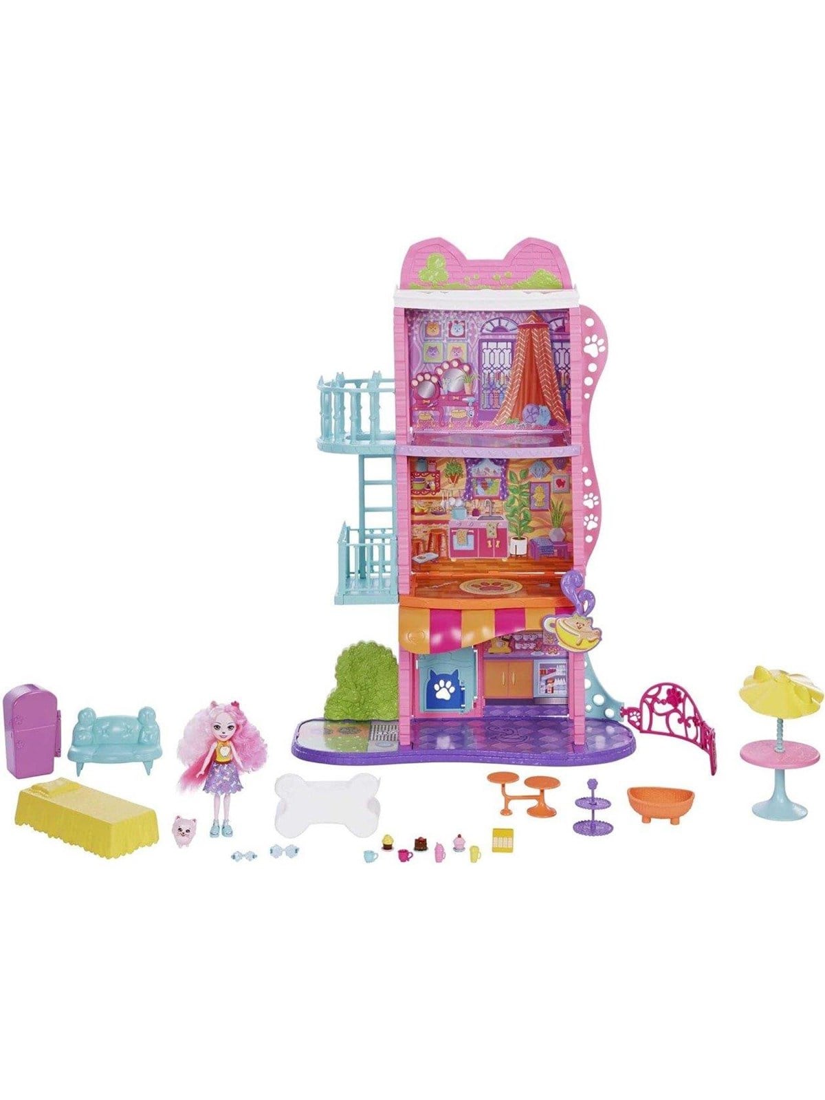 Mattel Enchantimals - Townhouse and Cafe Playset