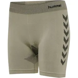 hummel First Seamless kurze Tights Damen london fog XS/S