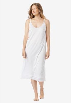 Plus Size Women's Full Slip Snip-to-Fit by Comfort Choice in White (Size 3X) Dress