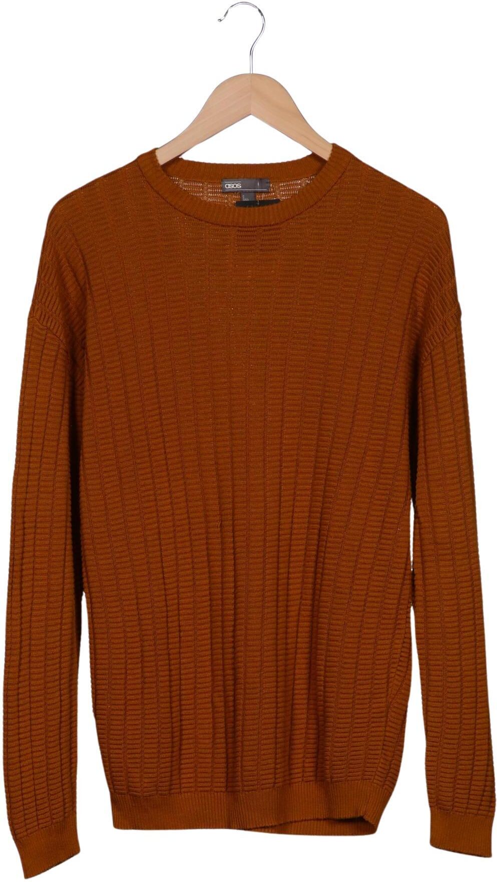 asos Herren Pullover, Braun, Gr. S, Synthetik - Second Hand