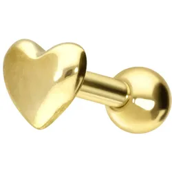 14/18 Karat Gold Ohrpiercing HERZ