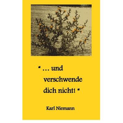 ... und verschwende dich nicht!, Taschenbuch von Karl Niemann, BoD – Books on Demand, 978-3-7431-5983-9