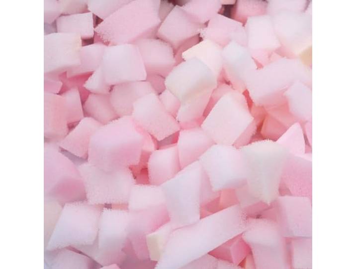 MBDRKVGF Zerkleinerte Schaumfüllung 18 kg Polyurethan für Sitzsäcke Kissen und Polsterungen Rosa Füllmaterial