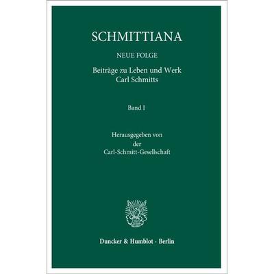 SCHMITTIANA., Taschenbuch von , Duncker & Humblot, 978-3-428-13688-9