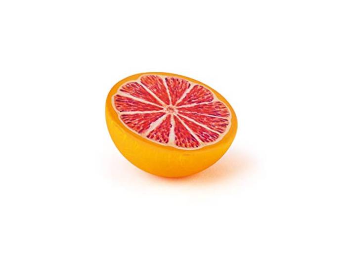 Erzi 11167 Grapefruit, half hout, winkelartikel voor kinderen, rollenspel